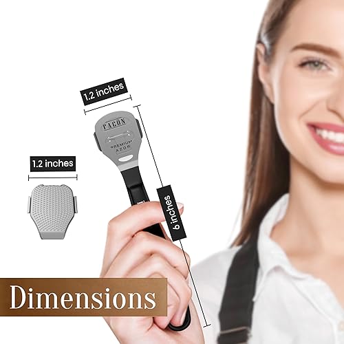 Miniatura 7 de Facón - Removedor profesional de callos con 50 cuchillas, maquinilla de afeitar de pedicura para pies y manos, maquinilla de afeitar de pies para