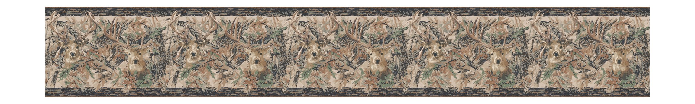 Cenefa York JL1062BD para tapar imperfecciones en paredes con diseño de bosque rústico