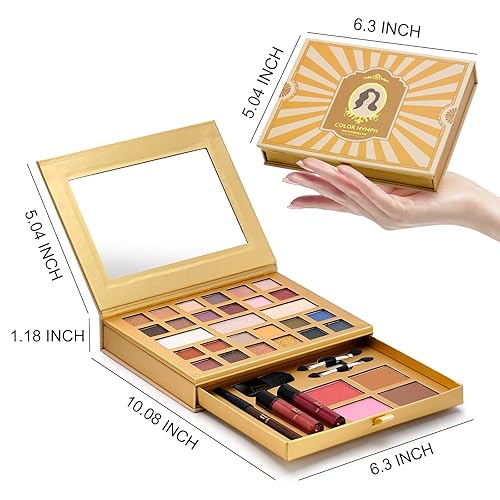 Miniatura 10 de Color Nymph Colección de 16 brillos de labios, brillos de labios brillantes para mujeres y niñas, juego de brillo de labios de color de larga