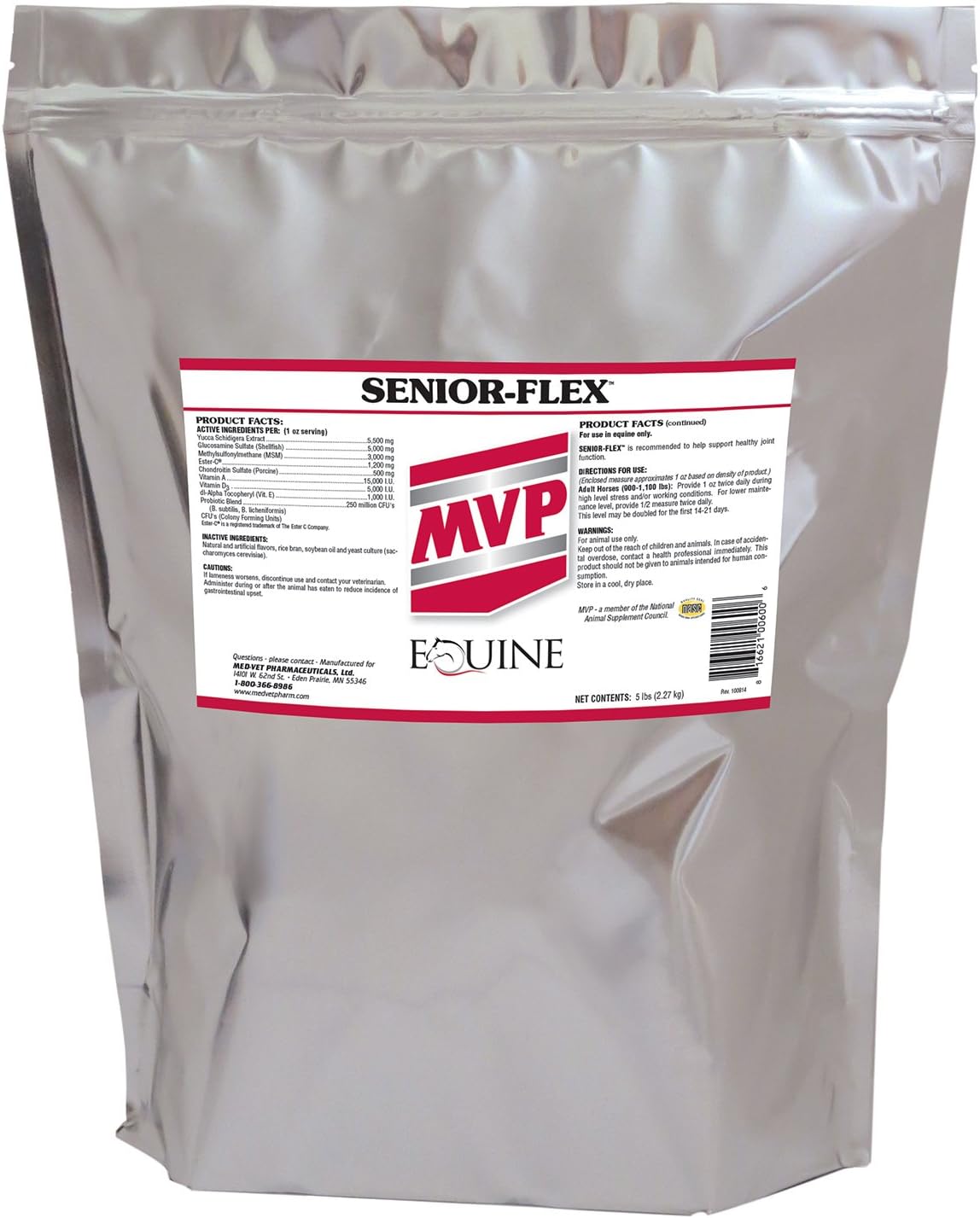 MVP Senior-Flex (5 lb) Senior Horse Joint, Immune & Digestive Support Supplement
