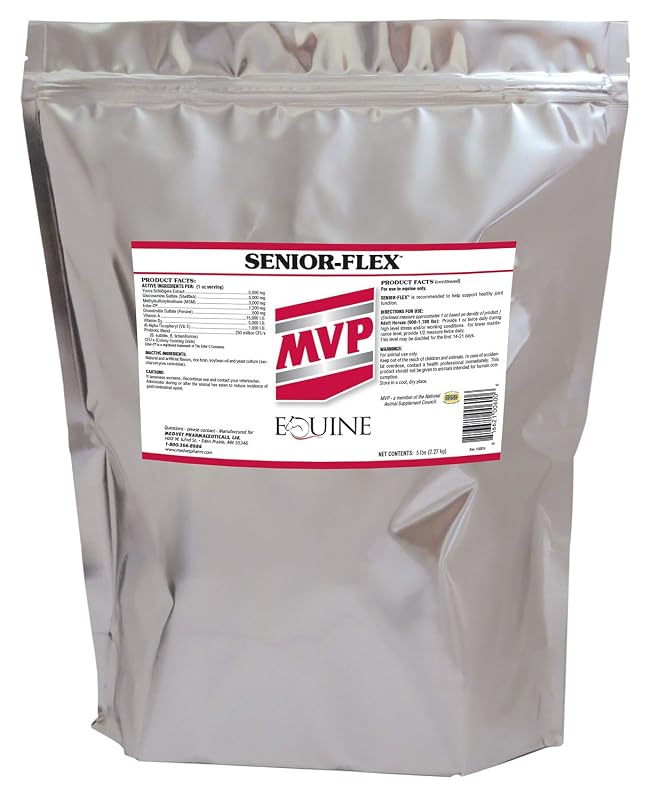 Suplemento em Pó para Articulações de Cavalos MVP Senior-Flex 2,49 kg