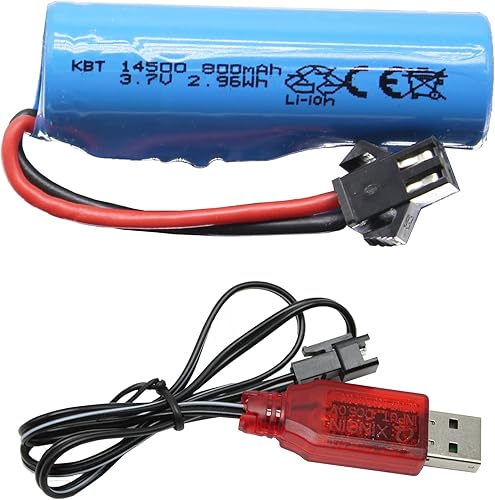 Miniatura 3 de Batería de litio de coche KBT RC batería recargable de iones de litio de 7.4V 1500mAh, baterías de descarga de alto drenaje 15C para automóviles RC,