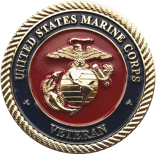 United States Marine Corps Veteran USMC Service to A Grateful Nation Challenge Coin