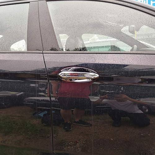 Miniatura 5 de YIWANG Manija de puerta cromada Insertos Copa ajuste para BMW Serie 5 G30 6 Serie GT 2017-2020 Accesorios