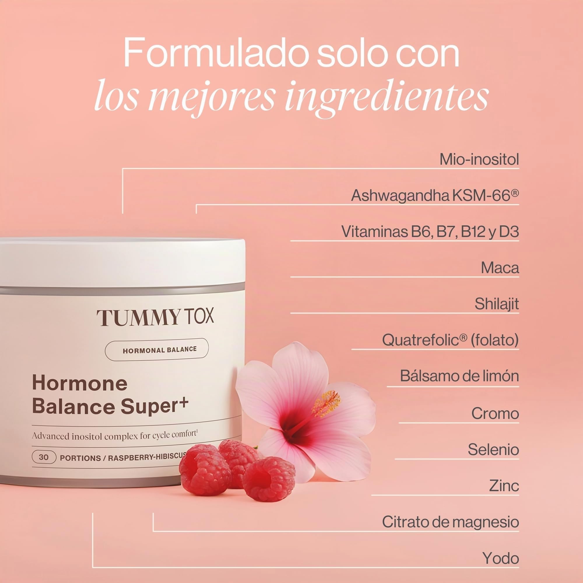 Tummy Tox Hormone Balance Super+ Mio-Inositol en Polvo 2000 mg