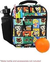 Vista 5 de Nintendo Animal Crossing - Lonchera térmica para niños, suave, ligera, talla única, color negro