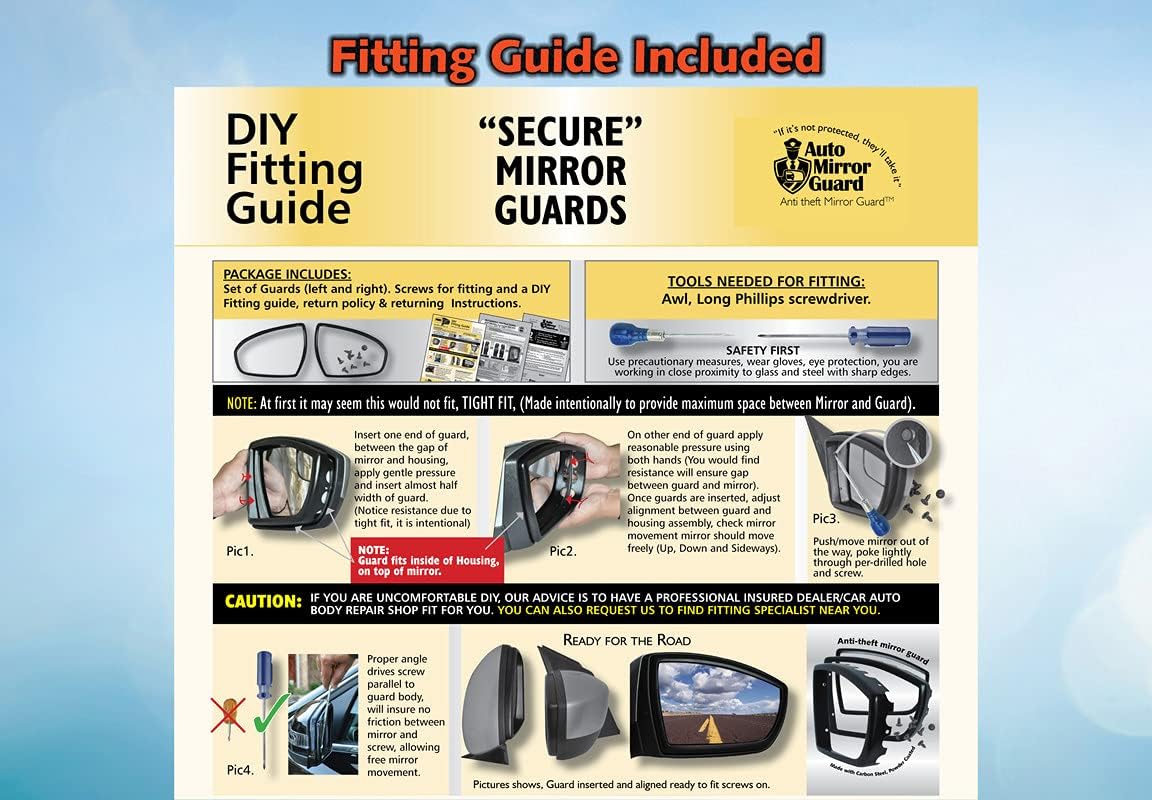 Anti theft guards designed for 2013-2015 BMW Activehybrid 7