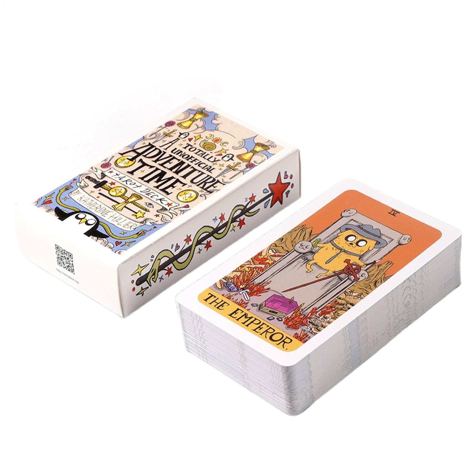 Tarot Deck, Adventure Tarot Cards, 78-Piece English Fortune Telling Set, Beginner-Friendly Divination Tool with Guidebook, Spiritual Practice and Tarrot Enthusiasts