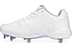 Women's Diamond Metal Softball Cleats - Softball Shoes Wide Width For Women