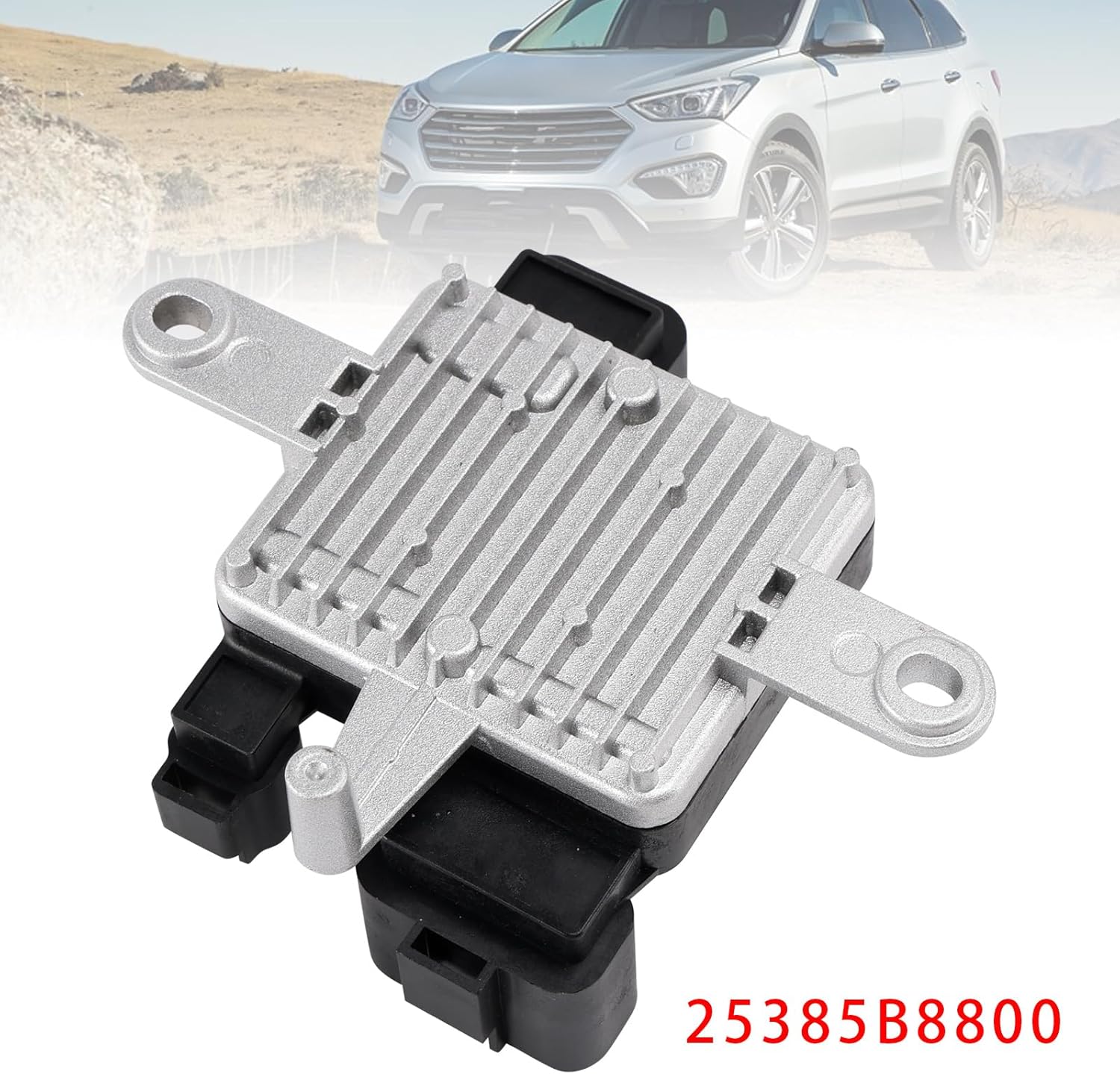 Radiator Fan Control Module for Hyundai Santa Fe 3.3L V6 2013-2018, Santa Fe XL 3.3L V6 2013-2019, For Kia Sorento 3.3L V6 2014-2015 25385B8800