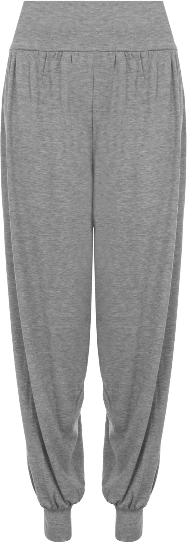 WearAllLadies Plus Size Harem Trousers Womens Full Length Stretch Casual Pants