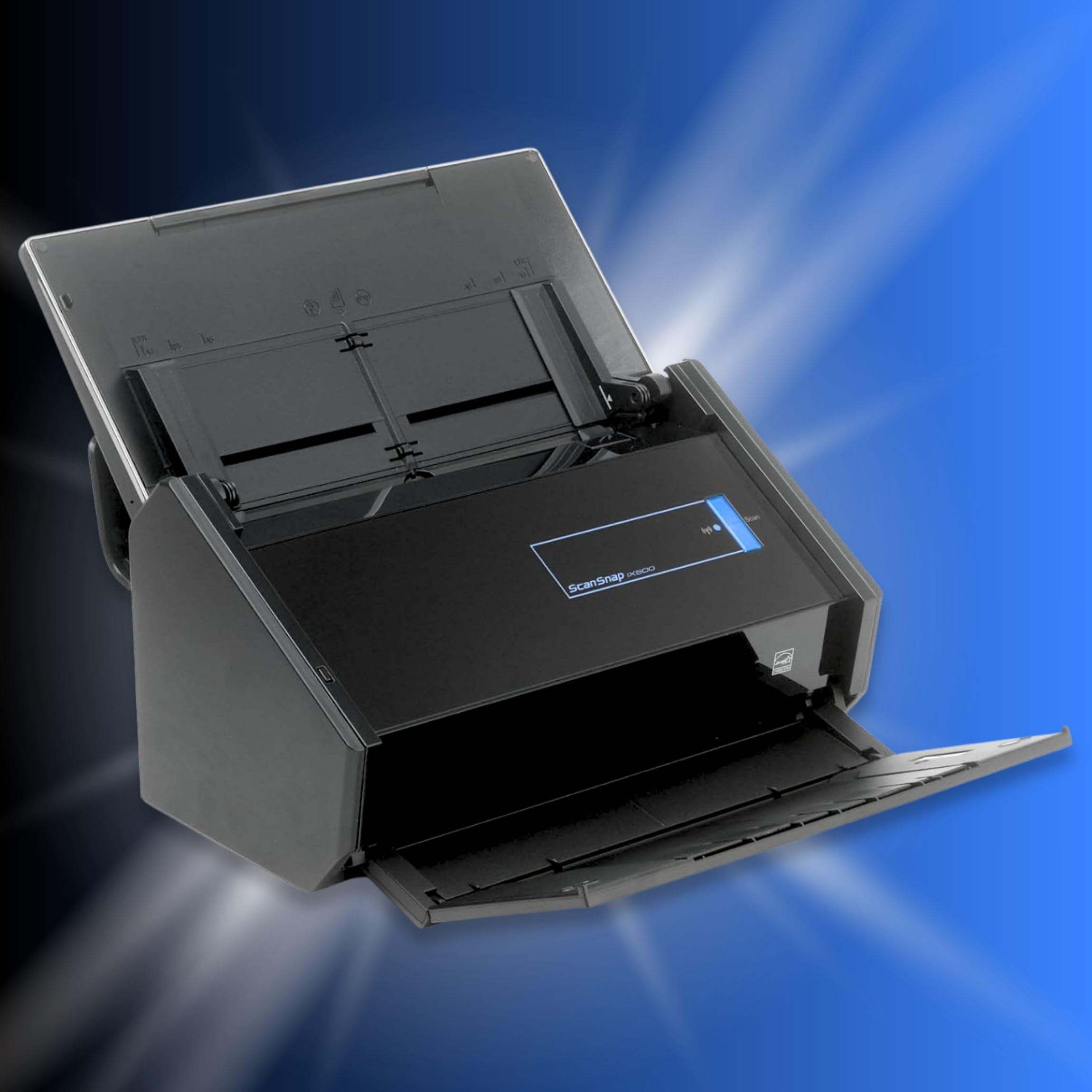 Gedikum Fujitsu IX500 ScanSnap – Scanner USB Haute Vitesse Compatible Cloud pour Documents, Photos et reçus pour Mac et PC – Garantie 1 an – ADF avec numérisation Recto-Verso