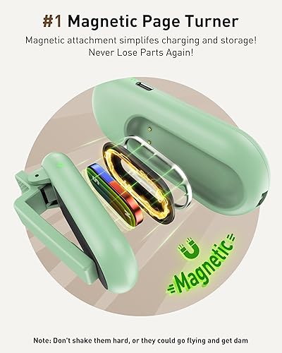 Miniatura 4 de Maxonar Magsnap Remote Page Turner for Kindle PaperwhiteOasis & Kobo, Never Lose Parts, 100-Hour Battery, RF Connection, 2-in-1 Page Clicker Works