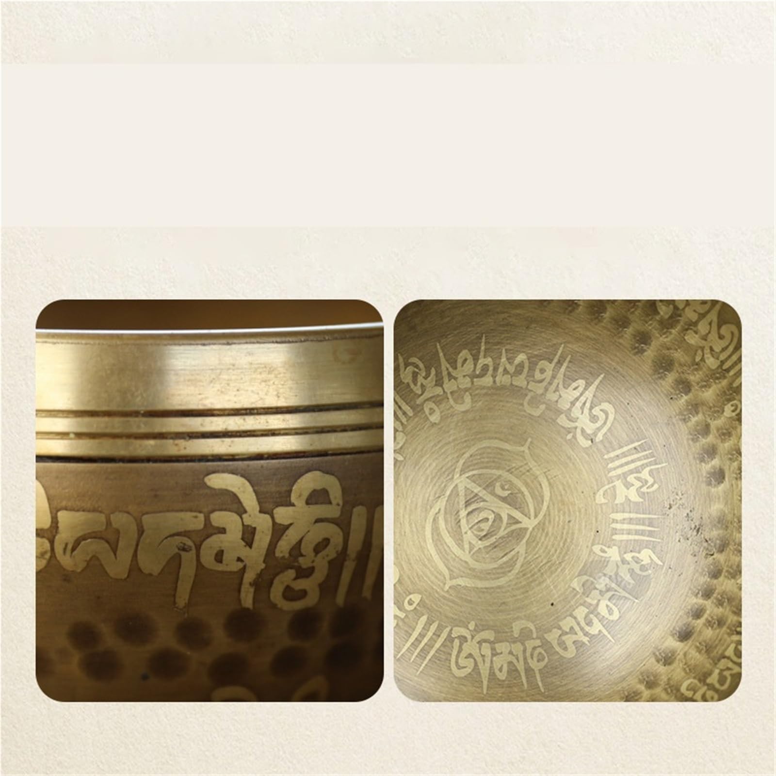 Campana tibetana piccolo set modello meditazione yoga rilassamento