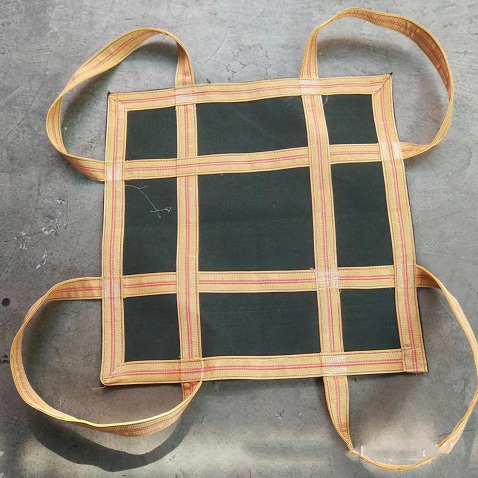 Rete di Sollevamento sospesa, Carico da 1,5 a 2 tonnellate, Sacco for Cemento, Sacco Appeso for Carrello elevatore, carico e Scarico di Oggetti Pesanti(150X150CMLoad 1.5 2T)