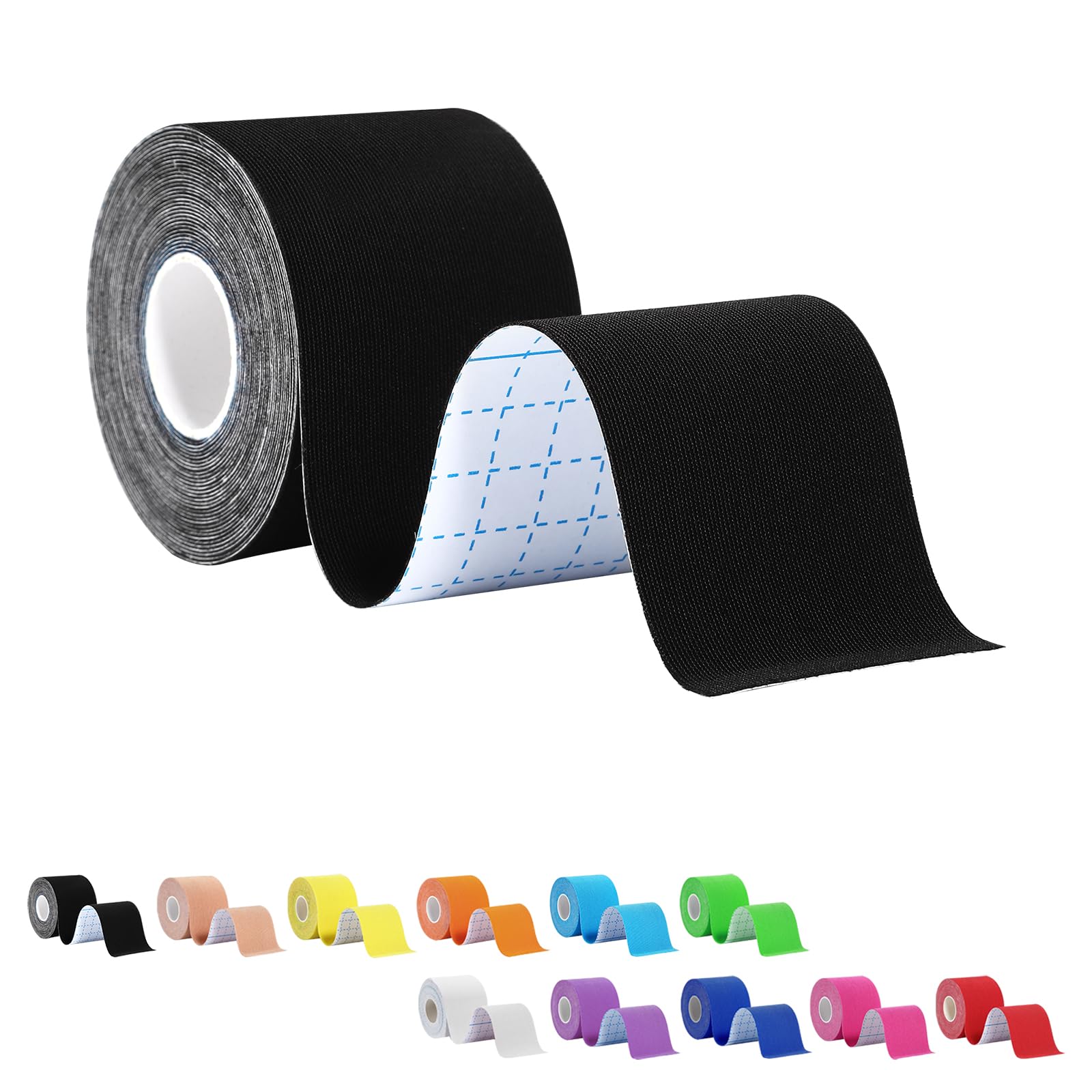 Regular Kinesiology Tape Uncut 1 Roll Original Cotton Athletic Sports Tape for Muscle Joint Pain Relief for Knee