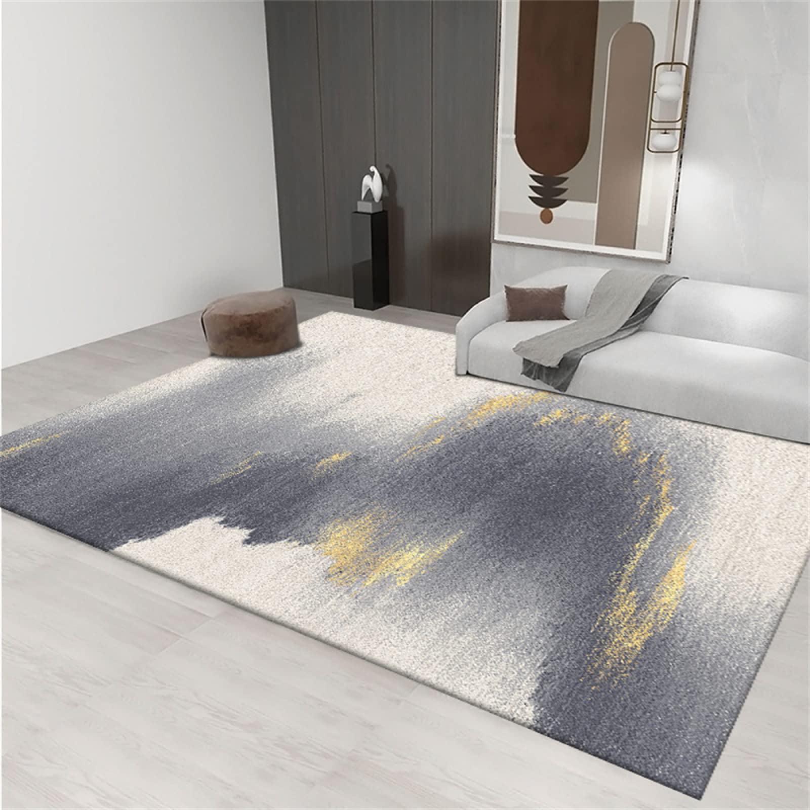 Zewnętrzny dywan ogrodowy salon nowoczesny minimalistyczny zmywalny dywan zewnętrzny ogród szary duży dywan ogrodowy dywan świąteczny dywan zewnętrzny dywan zewnętrzny ogród dywan duży puszysty dywan 200 x 250 cm