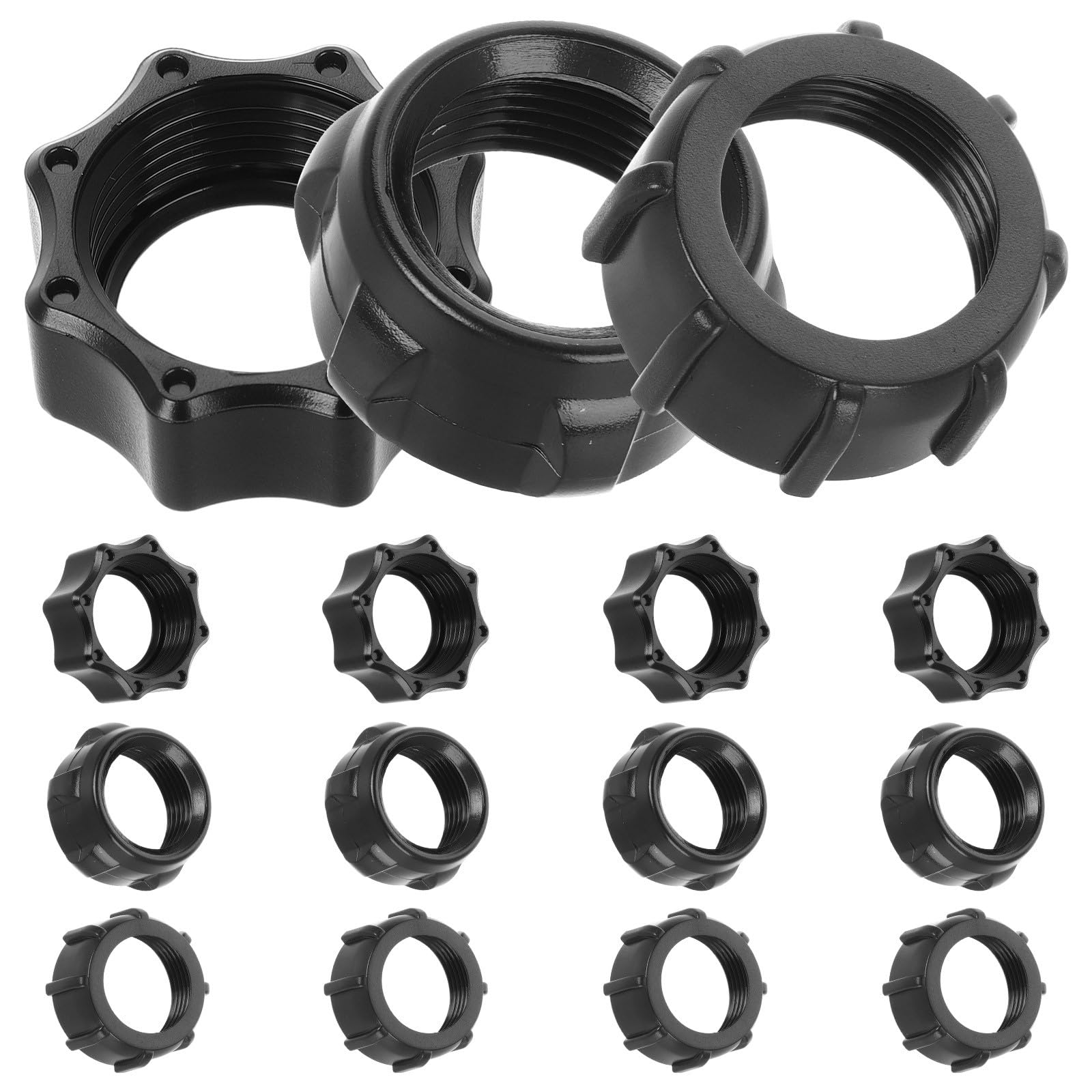 ULTECHNOVO Ricambio Dado Serraggio Supporto Auto 15 Pezzi, Staffa Adattatore Fissa Giunto Sferico in Plastica Resistente, Accessorio per Telefono e Dispositivi Portatili per Montaggio