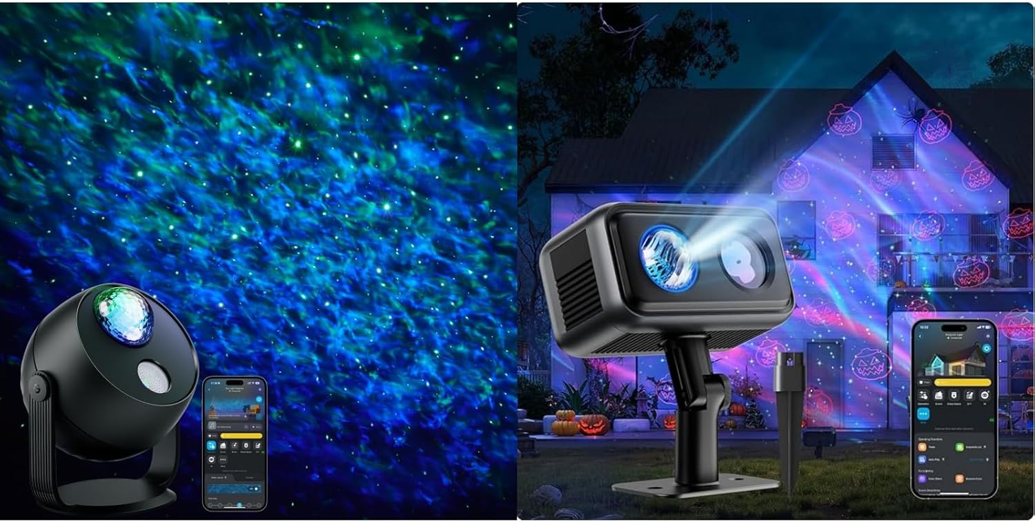Govee Outdoor Projector Light Bundle with Govee Star Projector Light