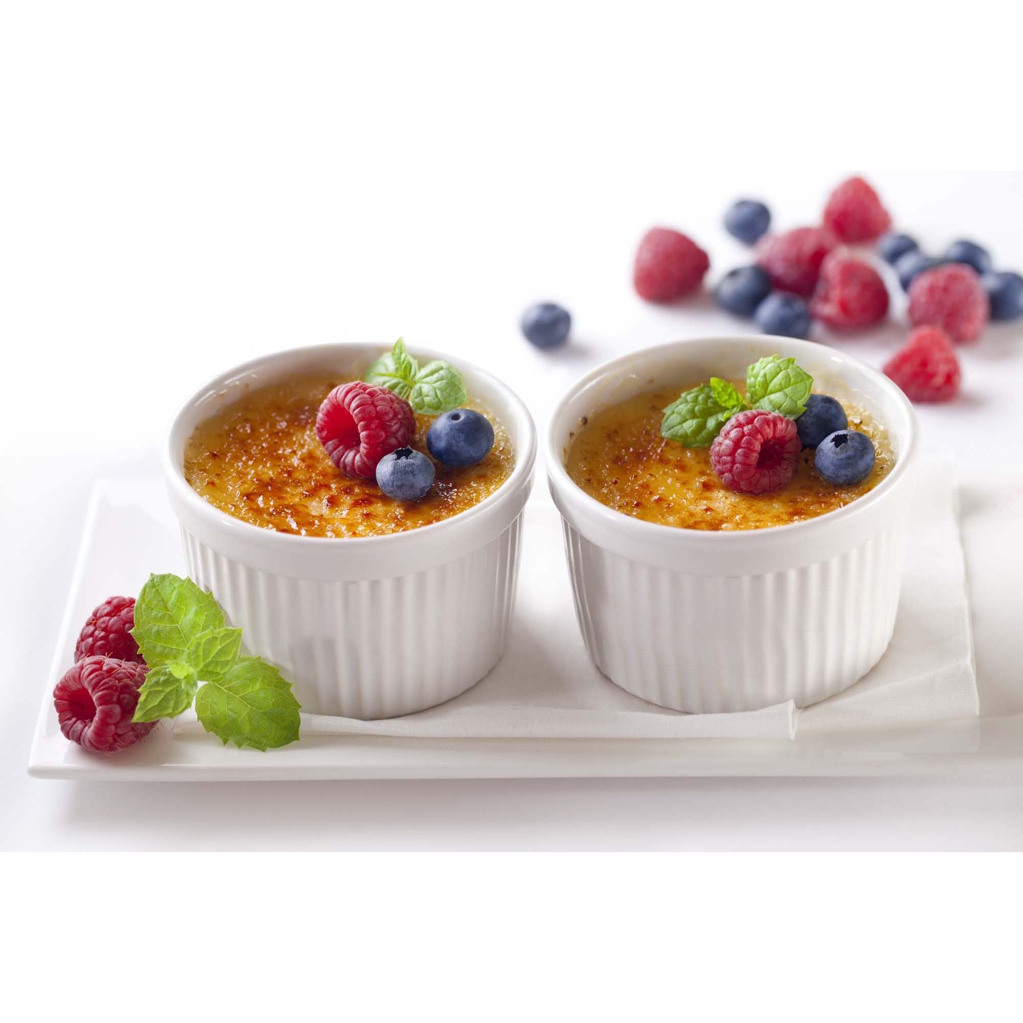 HIC de profundidad Souffles, porcelana, 7 cm x 9,5 x, Capacidad de 235 ml, conjunto de 6