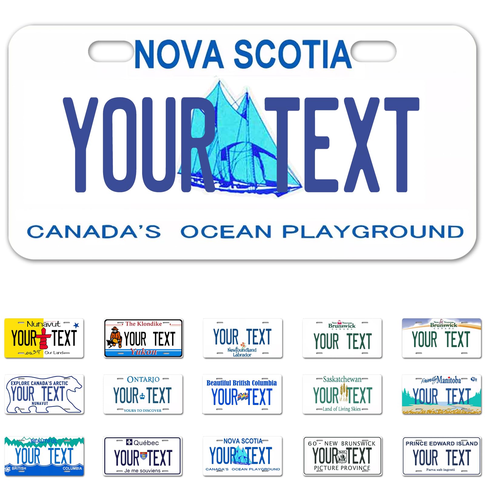 Ontario License Plate, 6"×12" Custom License Plate — view 36