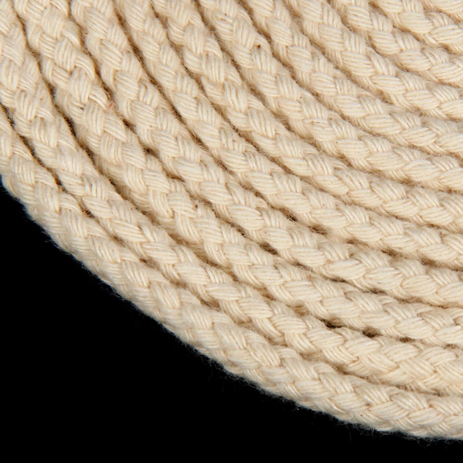 2Pcs 10FT Diameter 3/16'' Round Cotton Wicks Burner for Kerosene Oil Alcohol Lamp