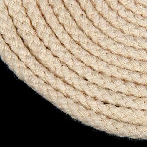 Miniatura 3 de Quemador redondo de mechas de algodón de 10 pies de diámetro de 3/16 pulgadas para lámpara de alcohol de aceite de queroseno