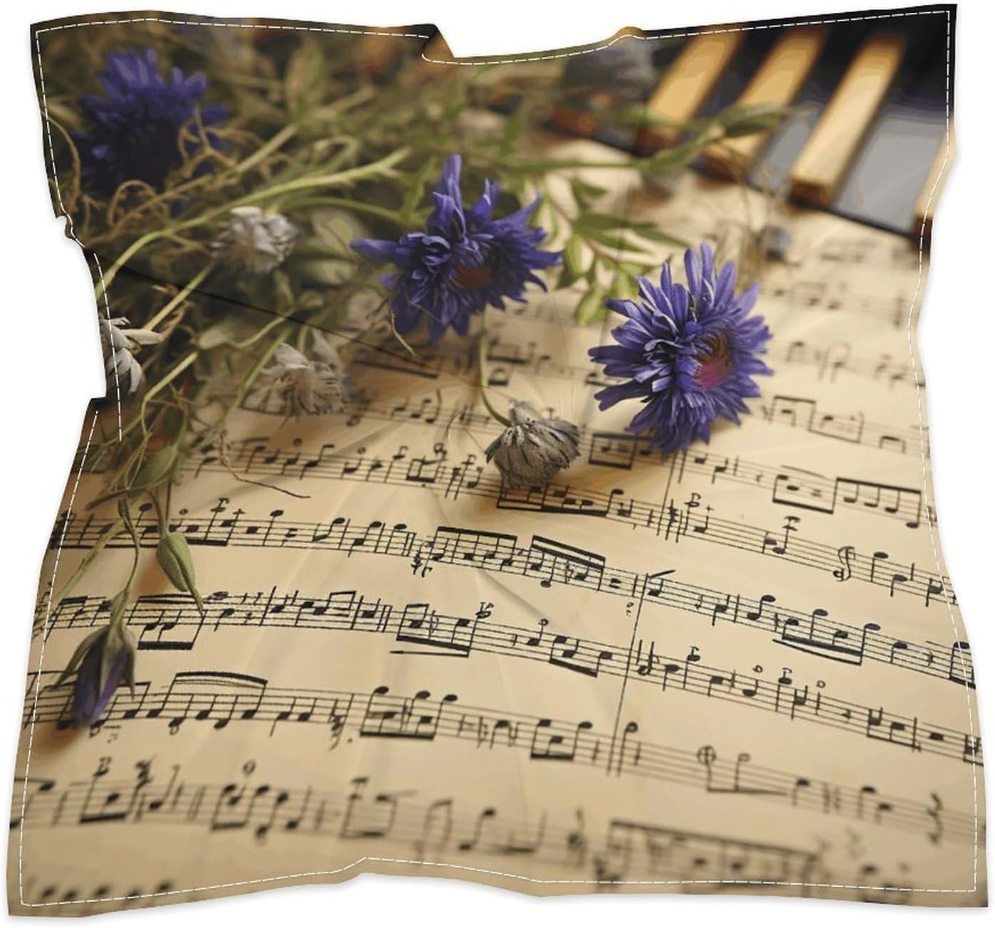 Music Sheet 18" × 18" Multi-purpose Bandanas for Women Men