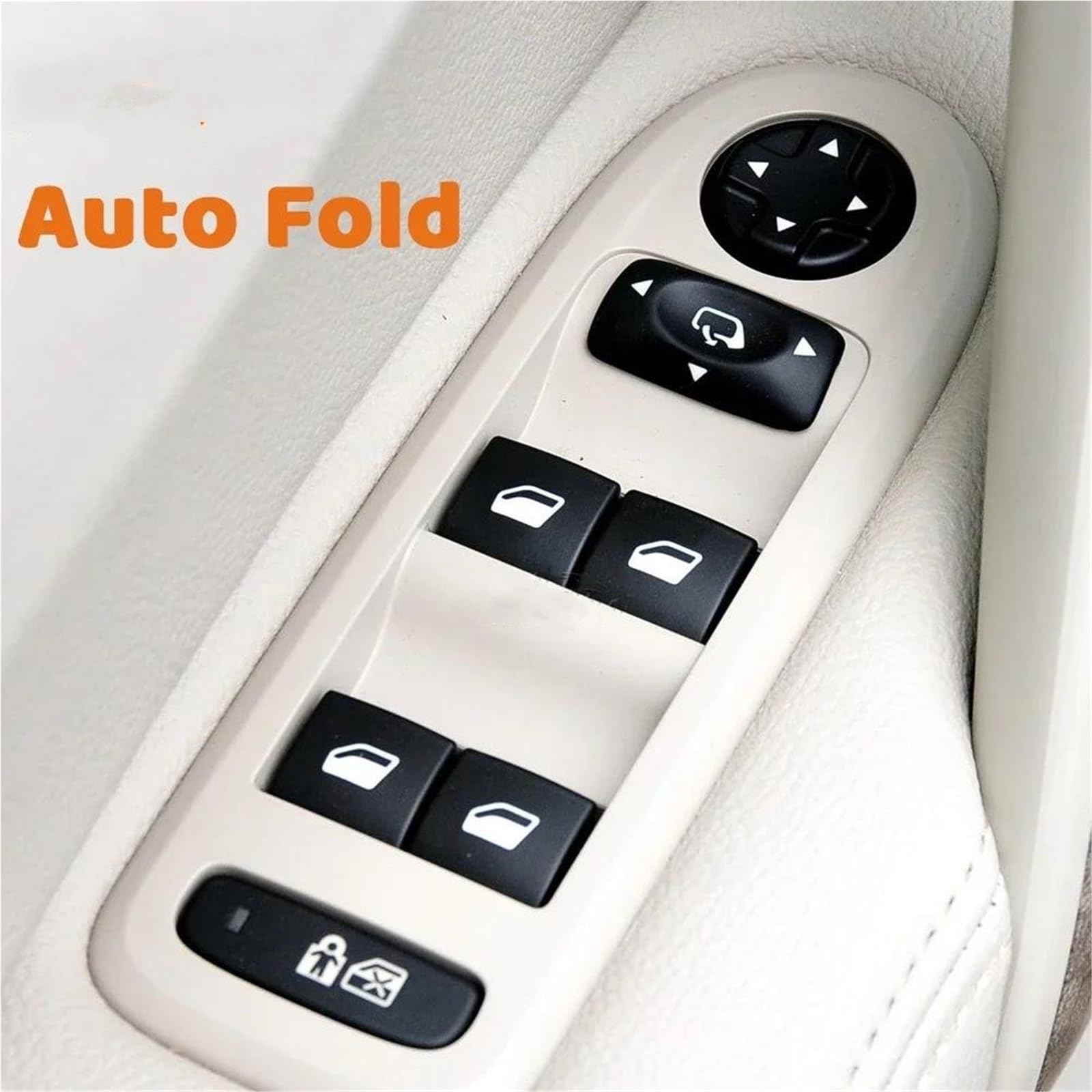 Per Citroen Per C3 2010-2012 Per Fase Per Due Interruttori Controllo Automatico Finestra Elettrica Potenza Mano Sinistra Interruttore Finestrino(Manual Fold)