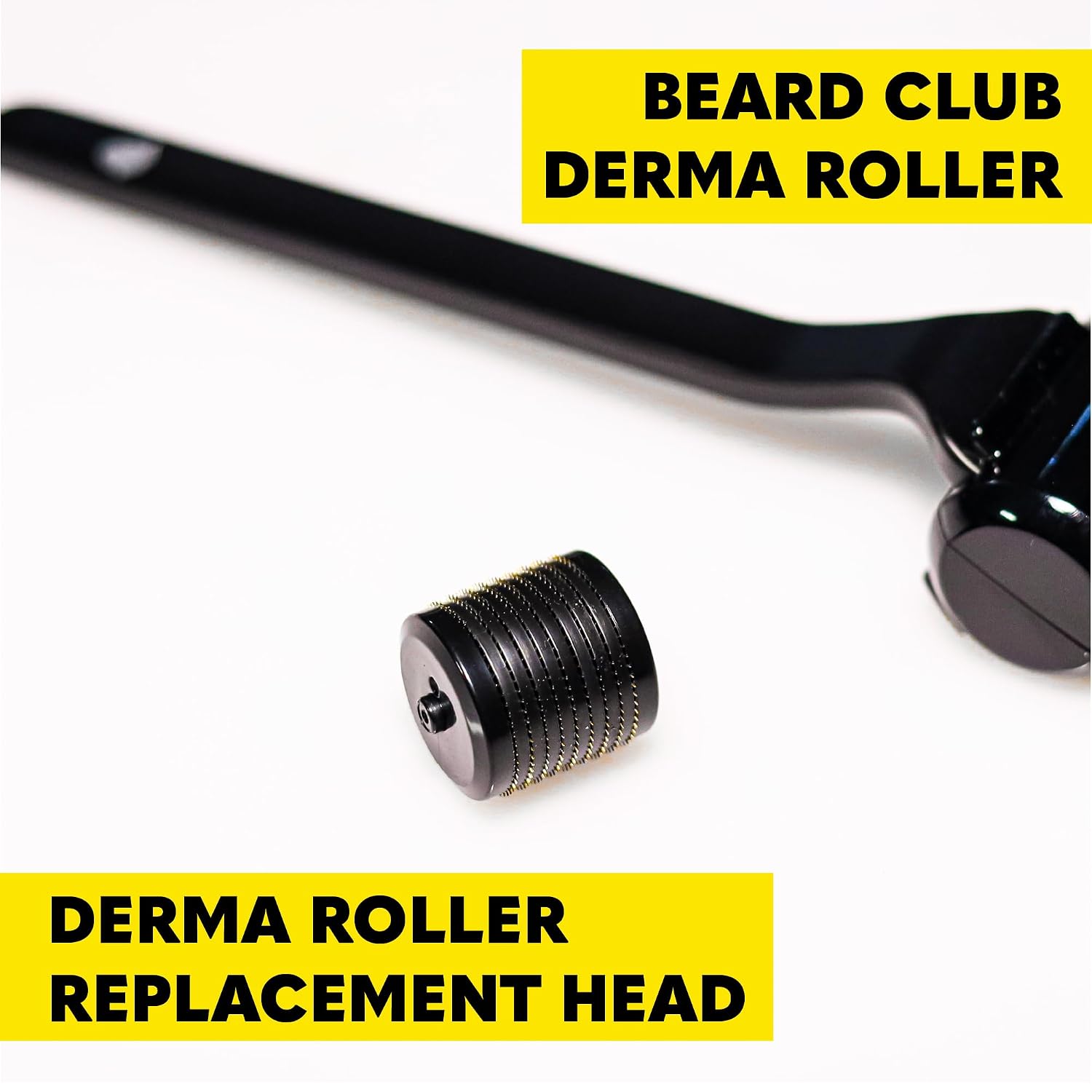 The Beard Club Derma Roller Replacement Head - 0.25mm Titanium Microneedles image 2