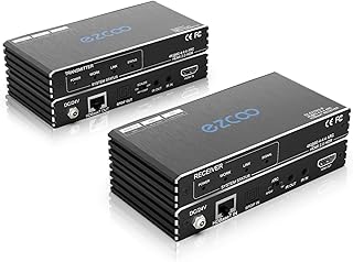 HDMI Extender ARC 4K 60Hz (4:4:4 8bit) HDR10 by Cat5e Cat6 with SPDIF Audio Breakout, Bi-Directional PoE IR CEC - 230ft 1080P,130ft 4K HDCP2.2, D-o-l-b-y Atmos,DTS:X,HDMI Scaler,Slim Mini Case EX70H2