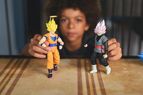 Miniatura 8 de Bandai - Dragon Ball Super - Figura de Dragon Star, 6.7 in - Super Saiyan Rosé Goku Negro - 35866