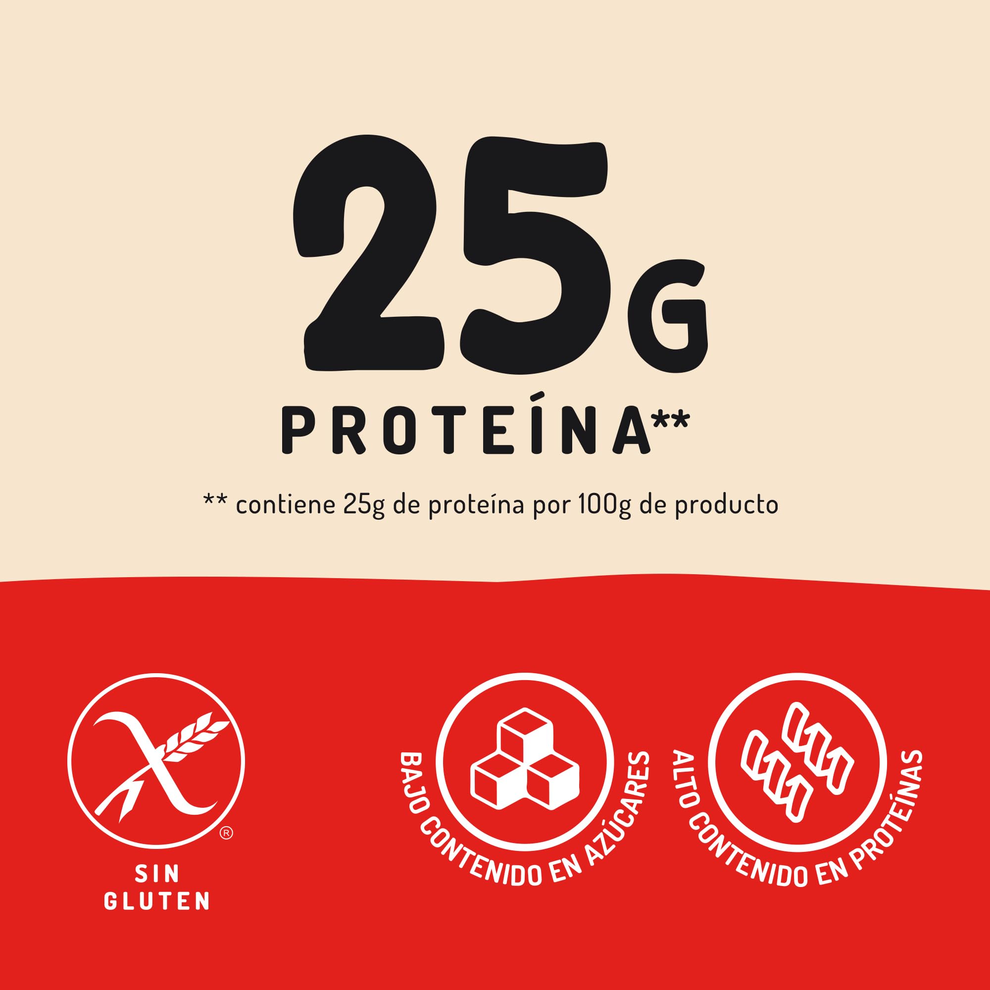 EL GRANERO INTEGRAL - Pack de 8 unidades de Tortitas Protein de Lentejas - 22 g - Ecológicas, Sin Azúcar Añadido y Sin Gluten - Aptas para Veganos - Fuente de Fibra y con 25 gramos de Proteína
