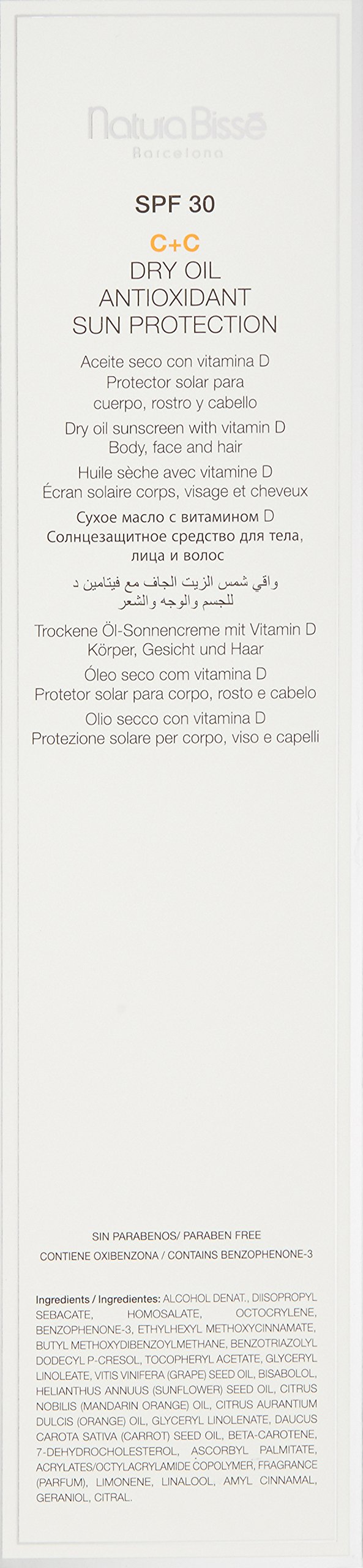 Natura Bisse C+C Crema Antioxidante Dry Oil Spf30 100Ml