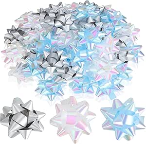 Fiocchi Autoadesivi Per Regali - 60 Pezzi Colorati Per Natale, Compleanni E Matrimoni - Foto 5