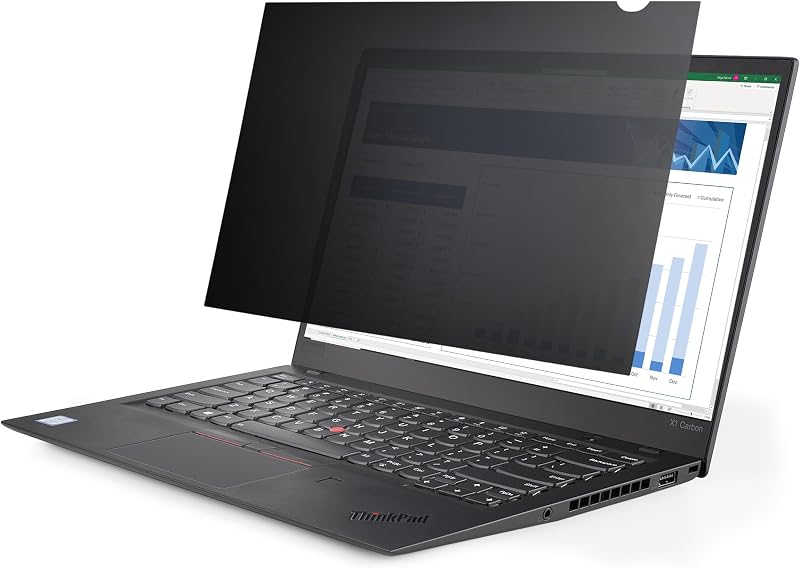 StarTech.com 13.3in Laptop Privacy Screen - Anti-Glare Privacy Filter for Widescreen (16:9) Displays - Laptop Monitor Screen Protector w/ 51% Blue Light Reduction - Matte/Glossy, TAA