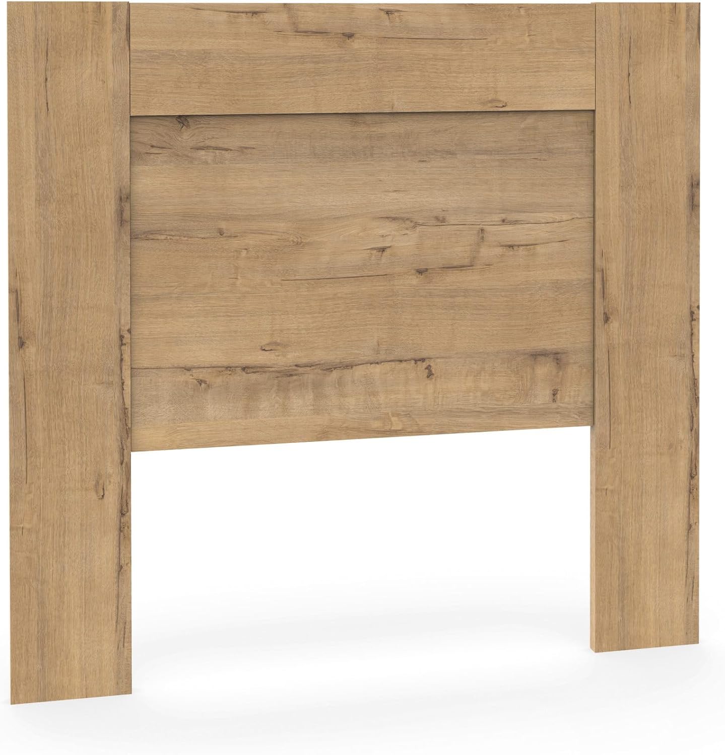 MUEBLES PITARCH Modern Headboard for 100 cm Bed, Gold Oak 106 x 164 x 2.2 cm, Single Room, Vintage, Aroa Collection