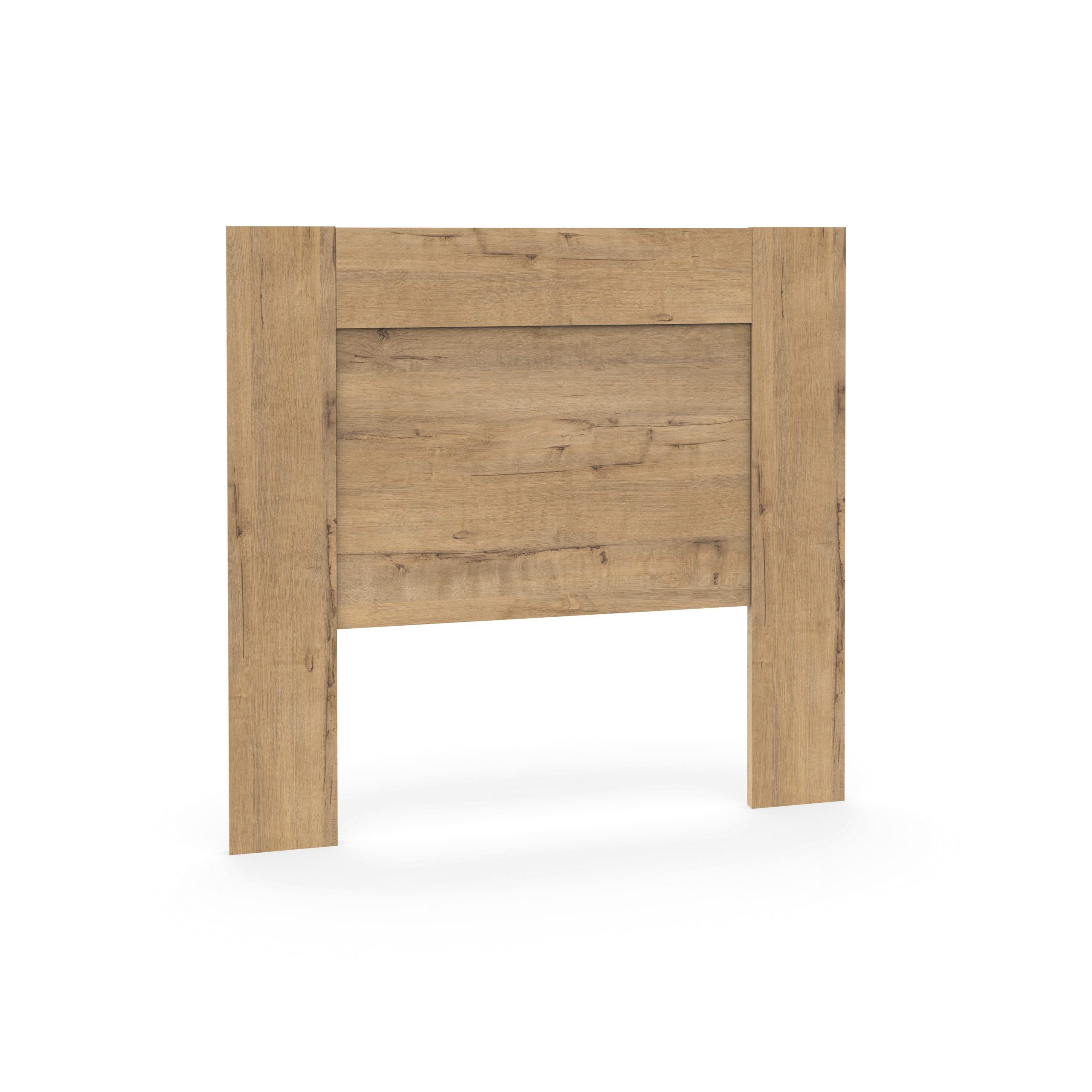 MUEBLES PITARCH -Testiera per letto da 100 moderno, rovere oro, 106 x 164 x 2,2 cm, camera singola, vintage, collezione Aroa