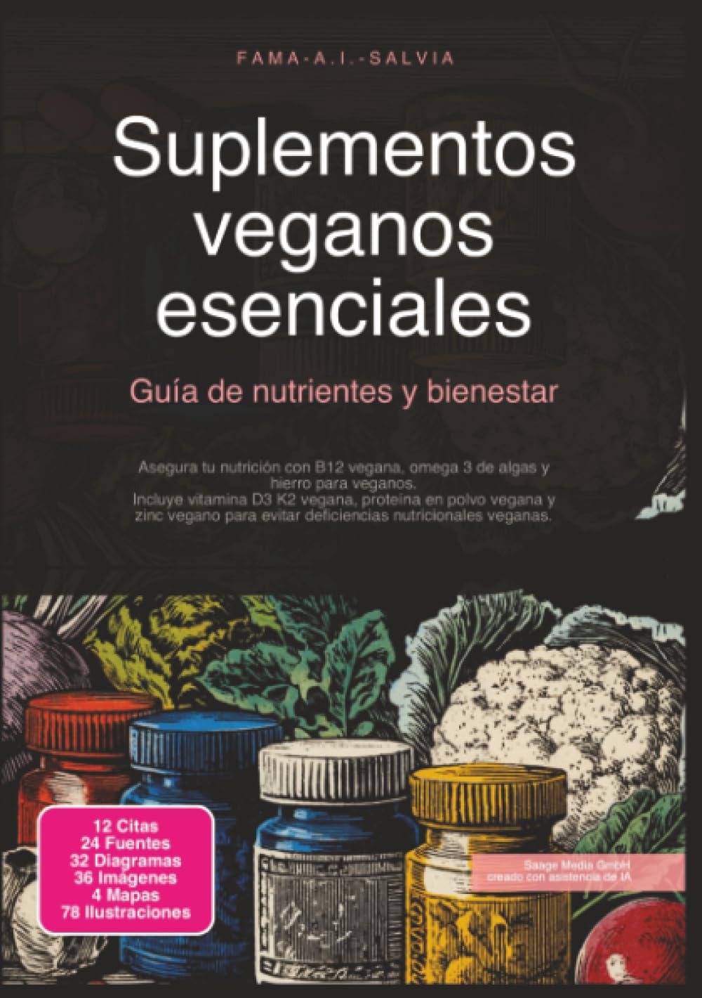Suplementos veganos esenciales: Guía de nutrientes y bienestar (Nutrición)