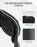 ALLJOY Shiatsu Massage du dos et du cou avec chaleur, tissu électrique profond 3D Oreiller de massage pour épaule, jambes, pied et corps, cadeaux de détente pour les femmes hommes maman papa