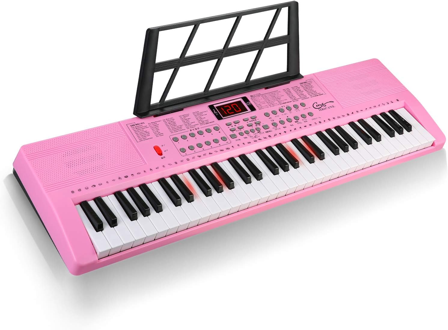 Hricane H663 keyboard with illuminated keys for learning
