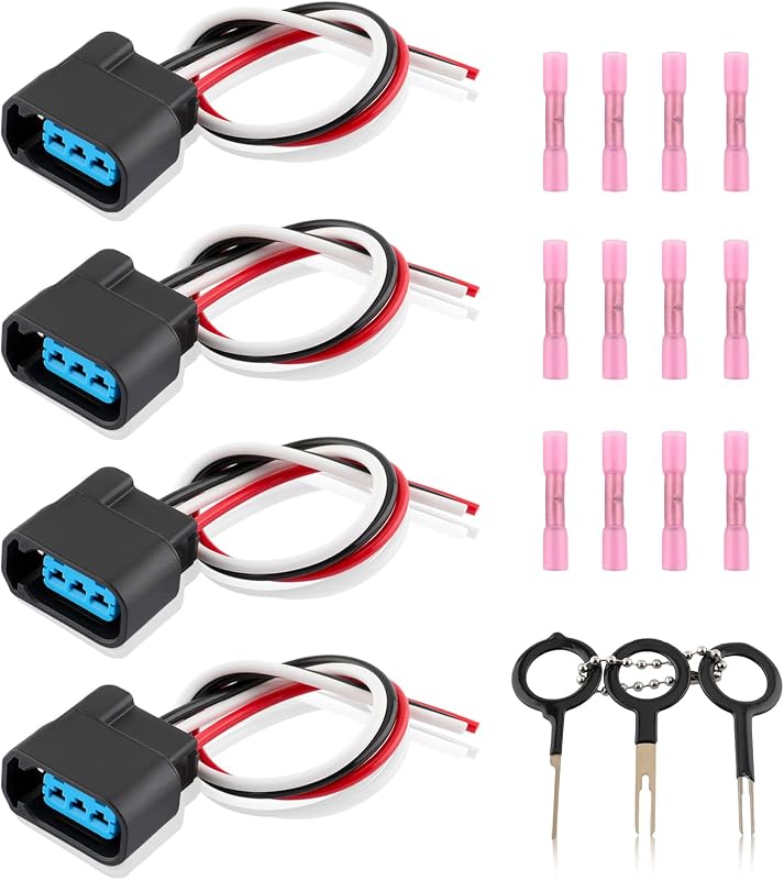 Conectores da bobina de ignição Carbhub 673-2302 para Honda Civic, CR-V, S2000 e Acura RSX – Kit com 4