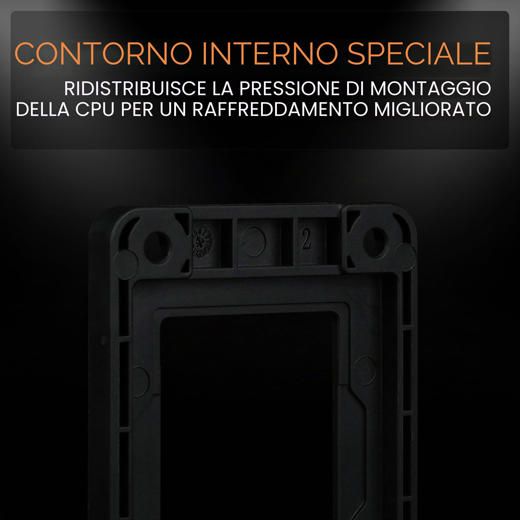 Thermal Grizzly - Contatto CPU Intel 1700 LT - per una pressione di contatto ottimizzata della CPU per migliorare le prestazioni di raffreddamento