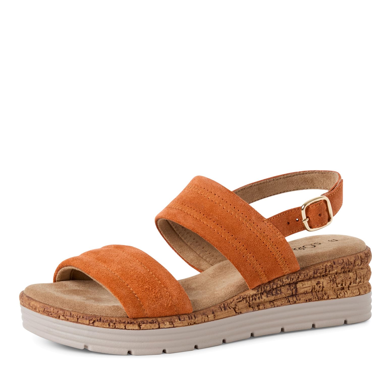 s.Oliver Women Damen 5-28701-44 Wedge Sandal, Coral, 7 UK