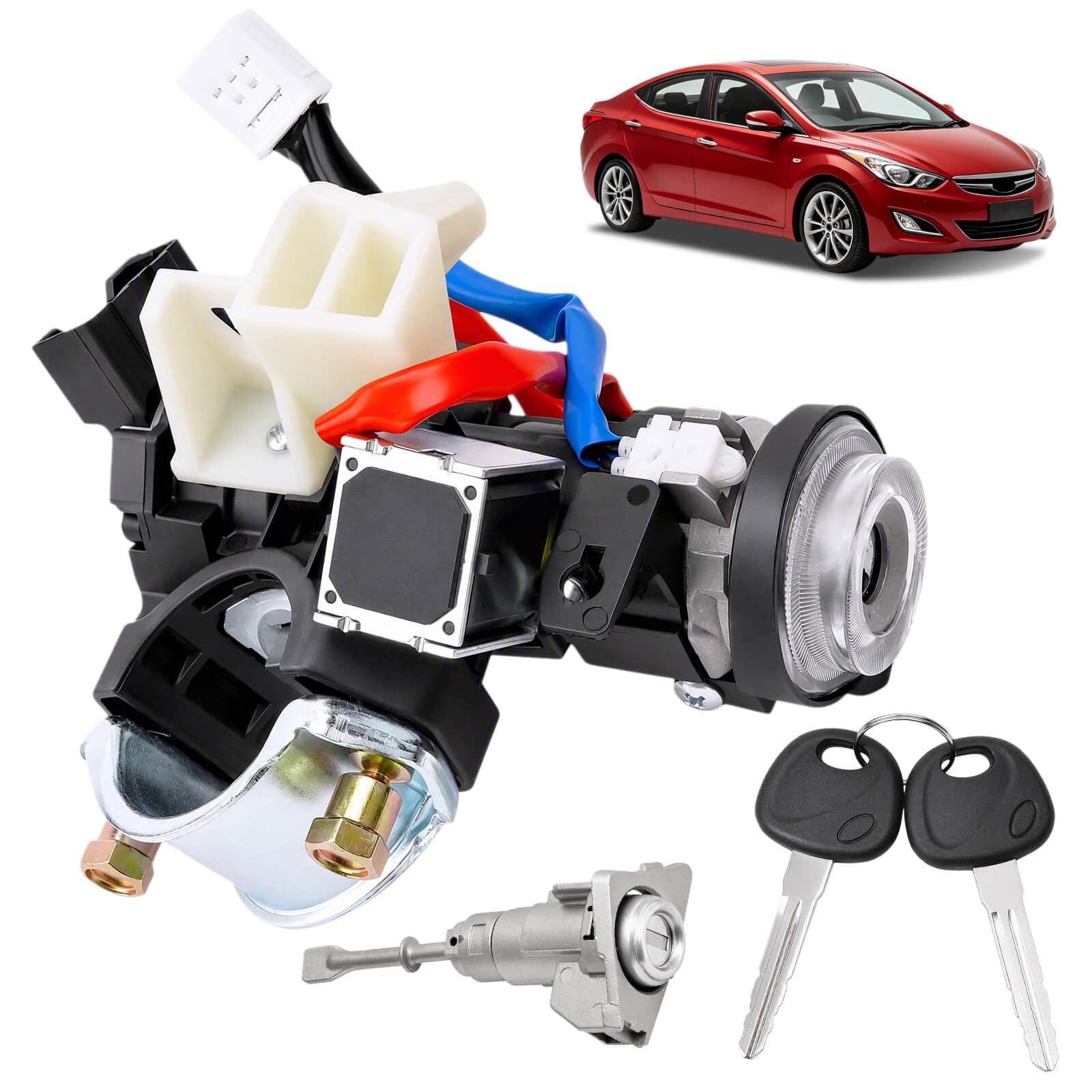 Photo 1 of RAMATA Ignition Switch Lock Cylinder for Hyundai Elantra 2011-2016