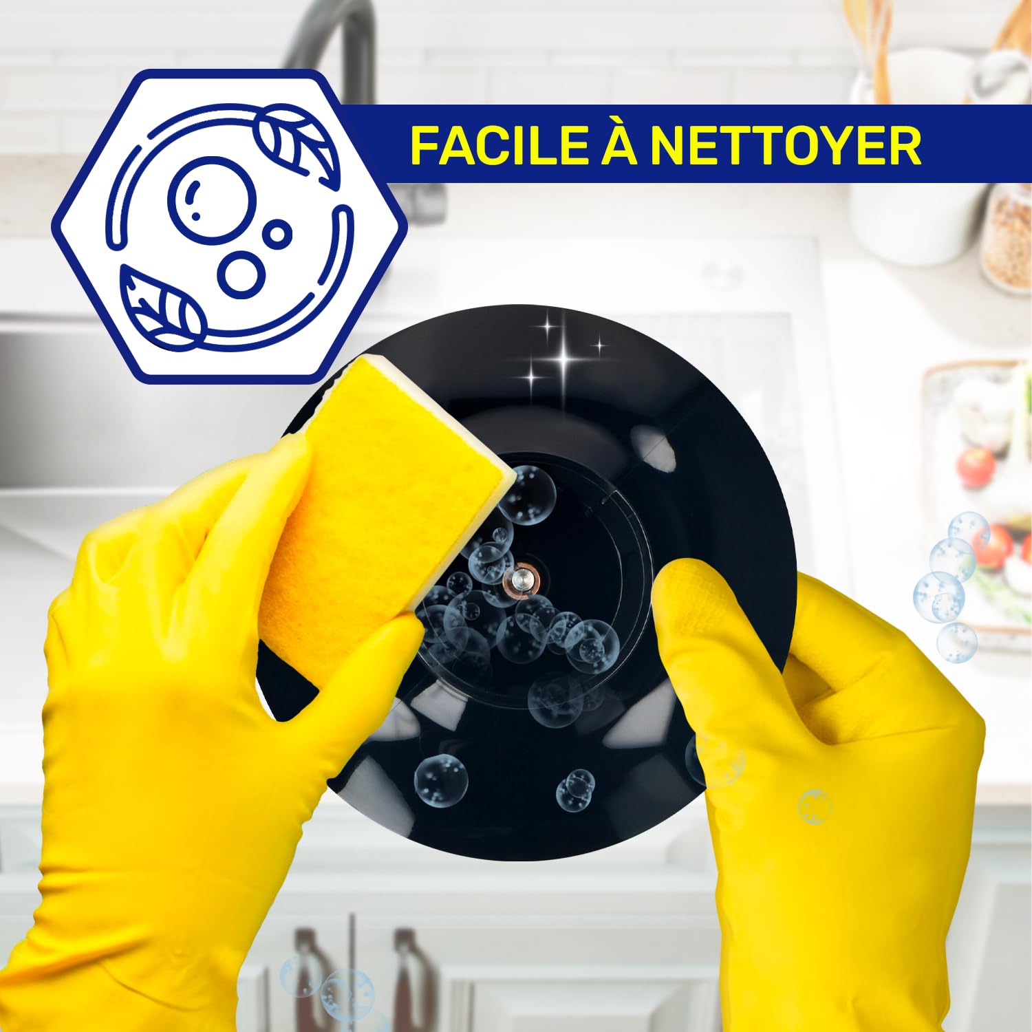 MONTERAL Couvercle du Bol pour Mixeur Plongeant avec Le Code Original MS-652229 MS-650441 MS-651534 pour Moulinex pour Tefal pour Krups - Garantie de 10 Ans