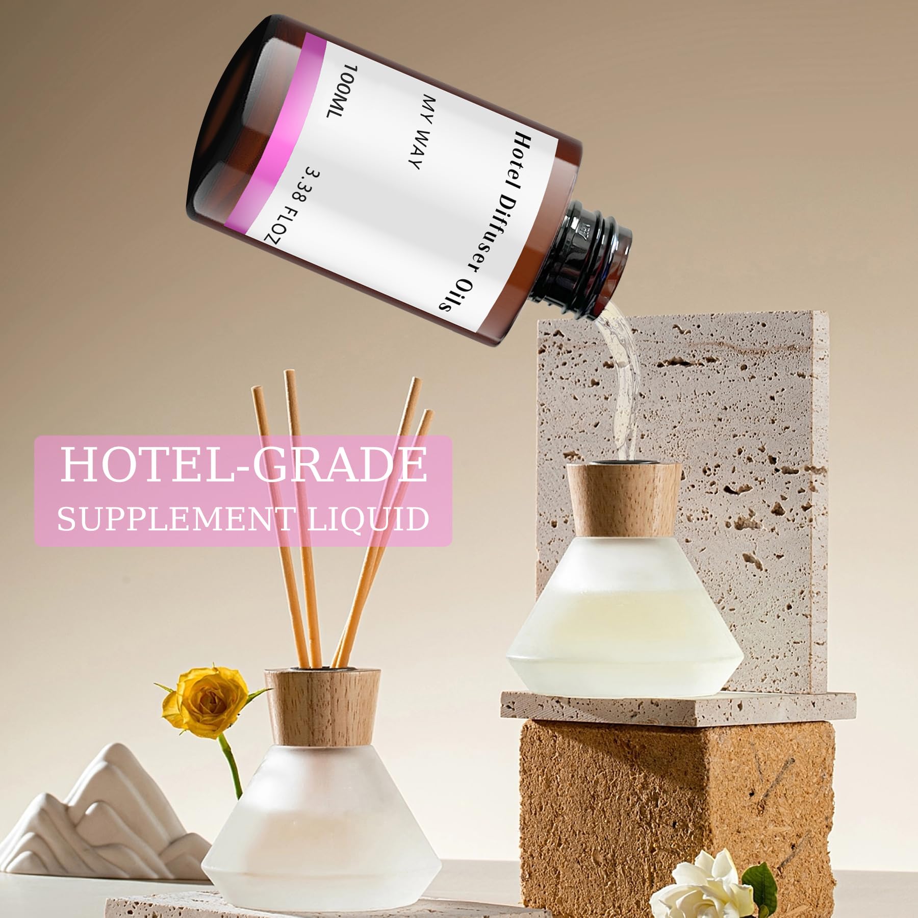 Amazon.com: LEMPEFE Bliss Hotel Fragrance Oil 100mL, Diffuser Oil