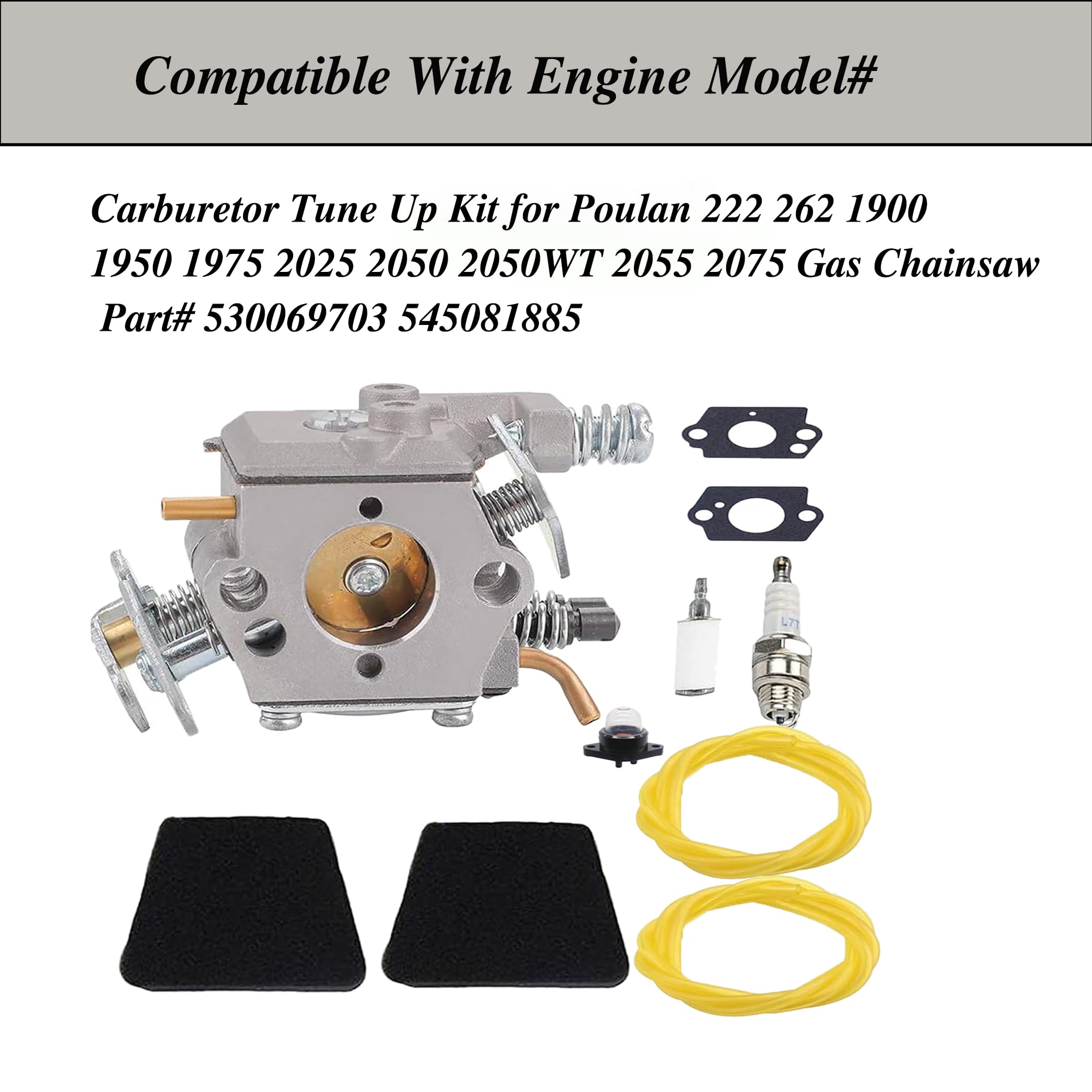Amazon.com: Carburetor Compatible for Poulan 2150 Chainsaw