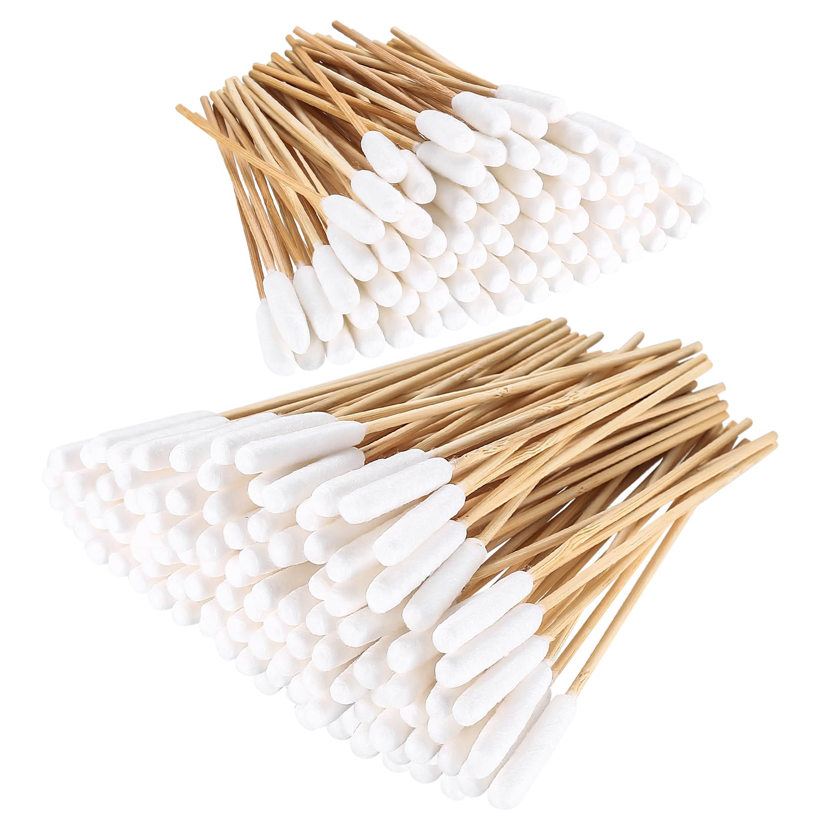 PXARMYYXGS 200 Pcs Dog Ear Cleaning Swabs, 12cm/15cm Extra Large Cotton Budss, Dog Ear Buds Cleaning Swab Sticks