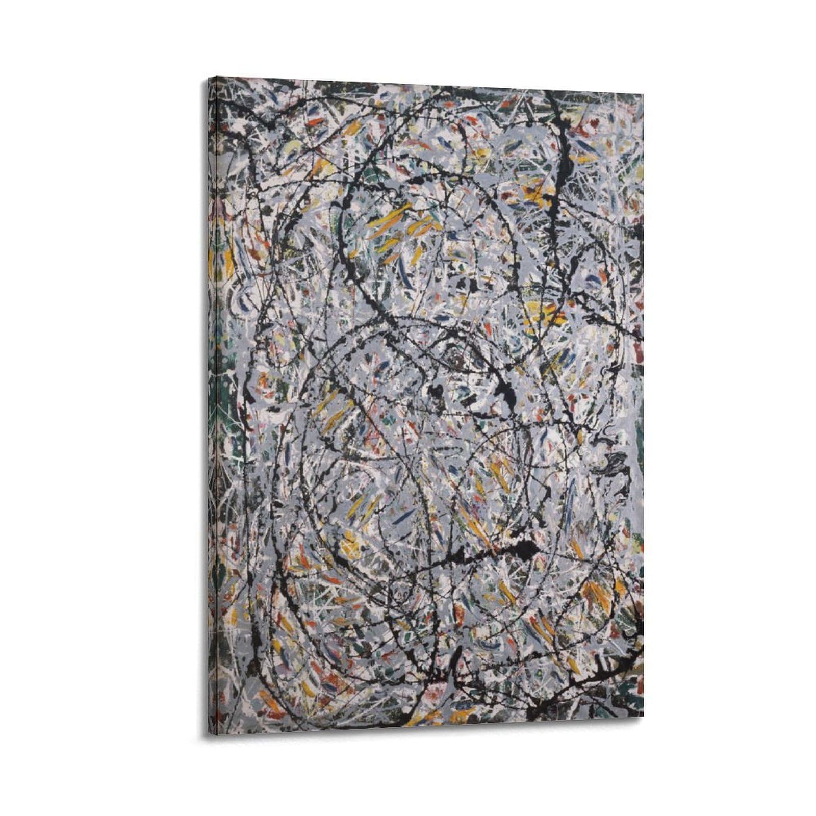 xiaoxiaoshen Jackson Pollock Abstract Expressionist4 Canvas Poster Wall Art Prints Room Aesthetic Murals Bedroom And Living Decorations 24x36inch(60x90cm)